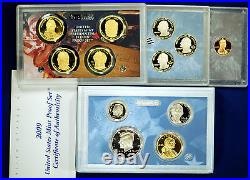 100 2009-s U. S. 18 Coin Proof Set. Complete and Original in BLUE mint box