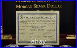14 Pc Complete Carson City Morgan Silver Dollar Tribute Proof Set