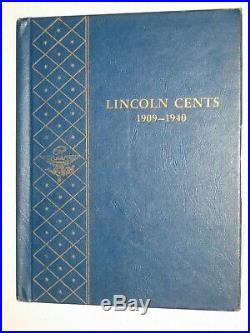 1909-1940 Lincoln Cent Collection Near Complete Set with 1909-s, 1914-d, 1931-s