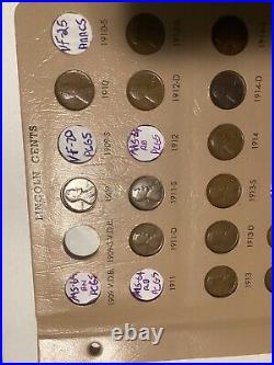 1909 1959-d Dansco Lincoln Wheat Cents Nearly Complete Set! Only Missing (3)