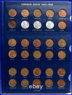 1909 S Vdb Complete To 1973 Lincoln Wheat & Memorial Cents 171 Coin Set