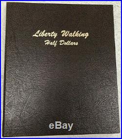 1916-1947 Complete Us Walking Liberty Half Dollar 65 Circ Coins Dansco Album Set