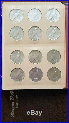 1921-1935 Complete Peace Dollar Set Borderline Uncirculated Condition