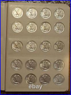 1923-1947 Complete Walking Liberty Half Dollar Set AU / BU Wow