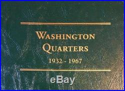 1932-1967 Washington Quarter Set Complete Littleton Album #1 86 Coins High Qual