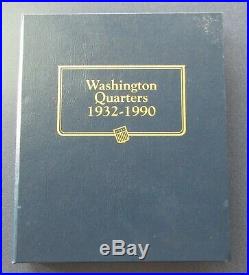 1932 1990 P/D/S Complete Set Of Washington Quarter In Classic Whitman Album
