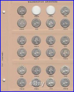 1932-1998 PDSS 184 coins Washington Quarter Set Complete(Almost-missing 2 coins)