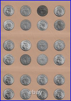 1932-64 Washington Silver Quarter Complete Set Mostly BU-GEM BU