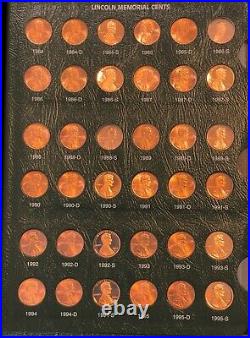 1934-2007-S Lincoln cent set (#14703) 1934 to 1958 complete all nice BU or Brown