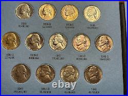 1938 -1961 Complete 65 coin Choice to Gem Uncirculated Jefferson Nickel Set