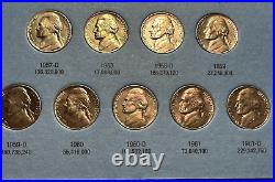 1938 -1961 Complete 65 coin Choice to Gem Uncirculated Jefferson Nickel Set