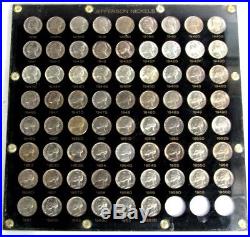 1938 -1963 Complete Jefferson Nickel Set W Mint Marks 69 Coins Uncirculated Set
