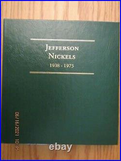 1938 1975 Complete Jefferson Nickel Set Includes All 11 Silver & 5 Proofs