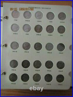 1938 1975 Complete Jefferson Nickel Set Includes All 11 Silver & 5 Proofs