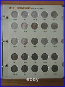 1938 1975 Complete Jefferson Nickel Set Includes All 11 Silver & 5 Proofs