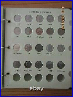 1938 1975 Complete Jefferson Nickel Set Includes All 11 Silver & 5 Proofs