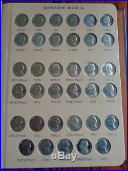 1938-2005 Pds Complete Jefferson Nickel Set 192 Coins In Dansco Album
