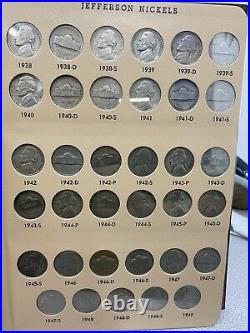 1938-2014 PDS Complete Jefferson Nickel Set 162 Coin Lot Collection Dansco Album