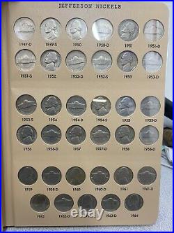 1938-2014 PDS Complete Jefferson Nickel Set 162 Coin Lot Collection Dansco Album