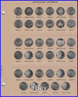 1938 2018 P/D/S Jefferson Nickel Complete Set 231 coins