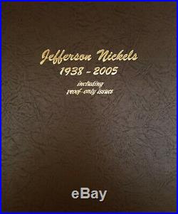 1938-2019 Complete Choice to GEM BU Jefferson Nickel Set + Proofs in two Albums