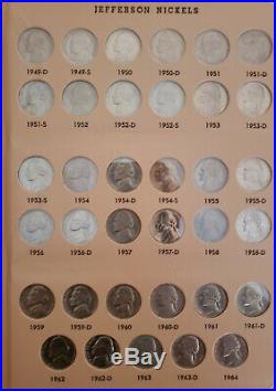 1938-2019 Complete Choice to GEM BU Jefferson Nickel Set + Proofs in two Albums