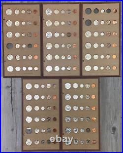 1940-1972 P-D-S US Mint 90% Silver Complete Sequential Run Mint Set, 34 Sets
