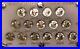 1941-1945-s Complete Short Set Silver Mercury Dimes White Capital Holder Luster
