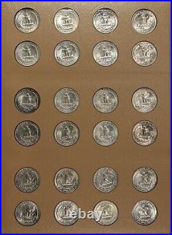 1941-1964 Complete Silver Washington Quarter Set Choice/Gem BU, +Clad 1965-88