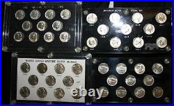 1942-1945 Choice to Gem Brilliant Complete P-D-S Silver War Nickel Set