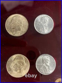 1943 P/D/S- US Mint Set- Raw- Complete- 15 Total- Hard Plastic Holder- Set #3