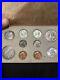 1945 S&D Silver Mint Set Complete. Made Long Ago In Original Mint Holder Toned