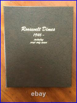 1946-1964-2022 Roosevelt Dime 249 Pc AU-BU Set CompleteDansco 8125