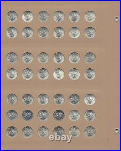 1946-1964-2023s Roosevelt Dime 252 Pc AU-BU Set CompleteDansco 8125