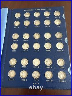 1946-1964 Complete++ Roosevelt Dime Set Better Condition many Unc. 56 Coins Incl