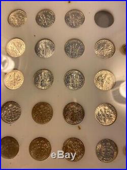 1946 1964 Complete Roosevelt Dime Set Nice Coins In Capitol Holder