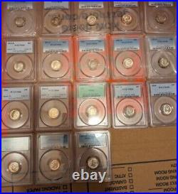 1946-1964 Roosevelt P, D, S Complete Set All PCGS MS-66 48 Coins Complete 666