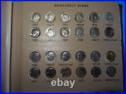 1946-2012 Roosevelt Dime Set Complete BU/CHBU & Clad/Silver Proofs 208 Coins
