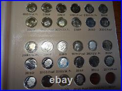 1946-2012 Roosevelt Dime Set Complete BU/CHBU & Clad/Silver Proofs 208 Coins