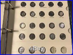 1946-2018 ROOSEVELT DIME COLLECTION a Set of BU Dimes Complete WithSilver Proofs