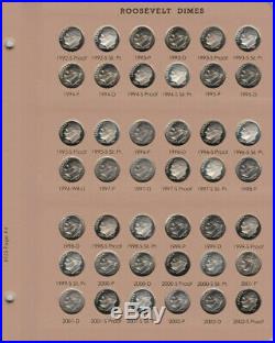 1946-2019 PDSS Roosevelt Complete UNC BU Gem Proof Clad & Silver Set
