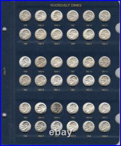 1946-2020 PDS Roosevelt Complete UNC BU Gem Proof Silver Clad Set