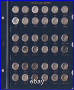 1946-2022 PDS Roosevelt Complete Uncirculated & Circulated with Gem Proof Set