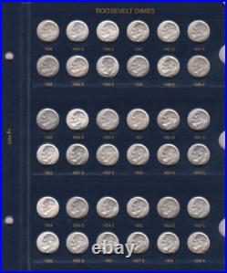 1946-2023 PDS Roosevelt Complete Unc-circ Gem Proof Silver Clad Set(Read P. S)