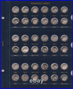 1946-2023 PDS Roosevelt Complete Unc-circ Gem Proof Silver Clad Set(Read P. S)