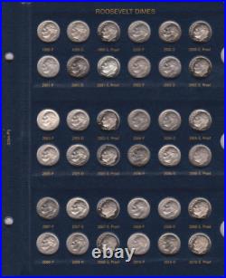 1946-2023 PDS Roosevelt Complete Unc-circ Gem Proof Silver Clad Set(Read P. S)