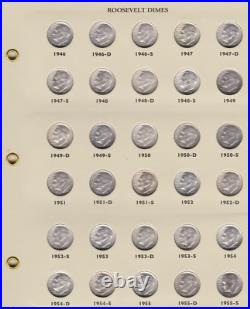 1946-2024 Roosevelt Dime Complete 254 Coin Archival Display Set