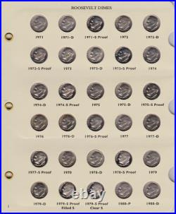 1946-2024 Roosevelt Dime Complete 254 Coin Archival Display Set