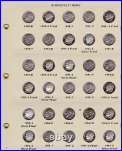 1946-2024 Roosevelt Dime Complete 254 Coin Archival Display Set