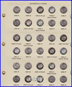 1946-2024 Roosevelt Dime Complete 254 Coin Archival Display Set